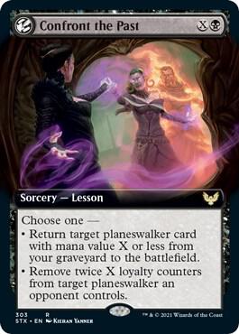 Confront the Past (Extended Art) (303) [Strixhaven: School of Mages] [Extended Art]