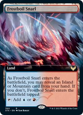 Frostboil Snarl (Extended Art) (360) [Strixhaven: School of Mages] [Extended Art]