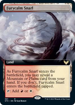 Furycalm Snarl (Extended Art) (361) [Strixhaven: School of Mages] [Extended Art]