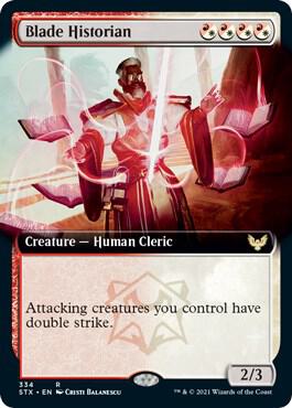 Blade Historian (Extended Art) (334) [Strixhaven: School of Mages] [Extended Art]