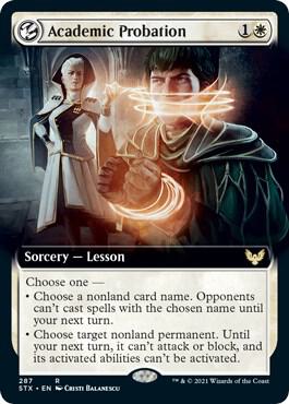 Academic Probation (Extended Art) (287) [Strixhaven: School of Mages] [Extended Art]