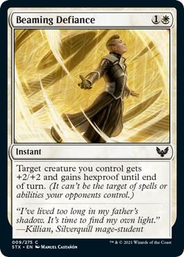 Beaming Defiance (9) [Strixhaven: School of Mages]