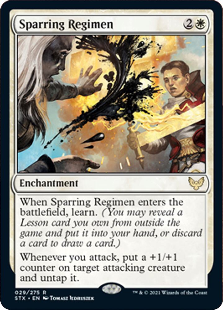 Sparring Regimen (29) [Strixhaven: School of Mages]