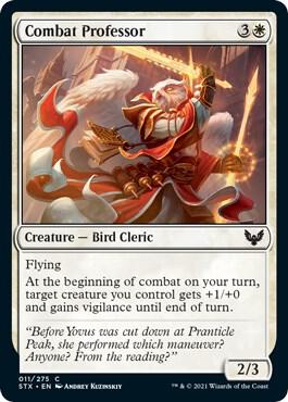 Combat Professor (11) [Strixhaven: School of Mages]