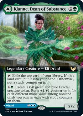 Kianne, Dean of Substance (Extended Art) (326) [Strixhaven: School of Mages] [Extended Art]