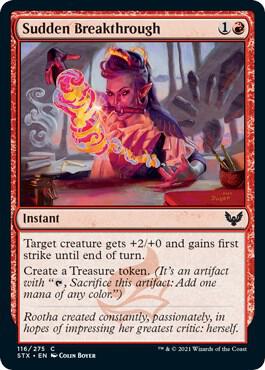 Sudden Breakthrough (116) [Strixhaven: School of Mages]
