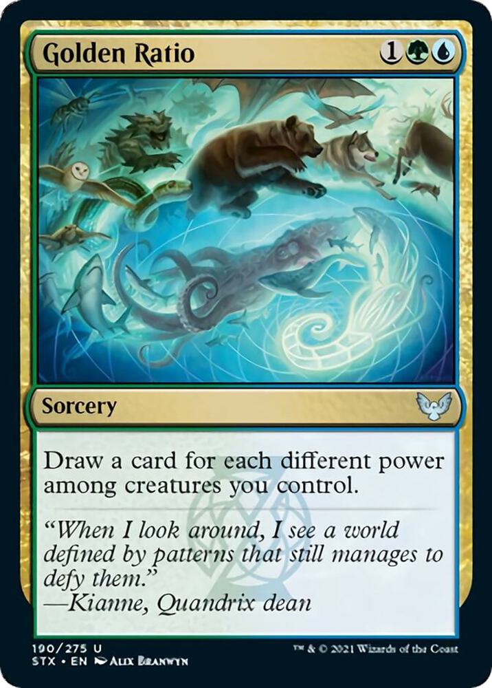 Golden Ratio (190) [Strixhaven: School of Mages]