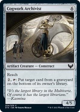 Cogwork Archivist (254) [Strixhaven: School of Mages]