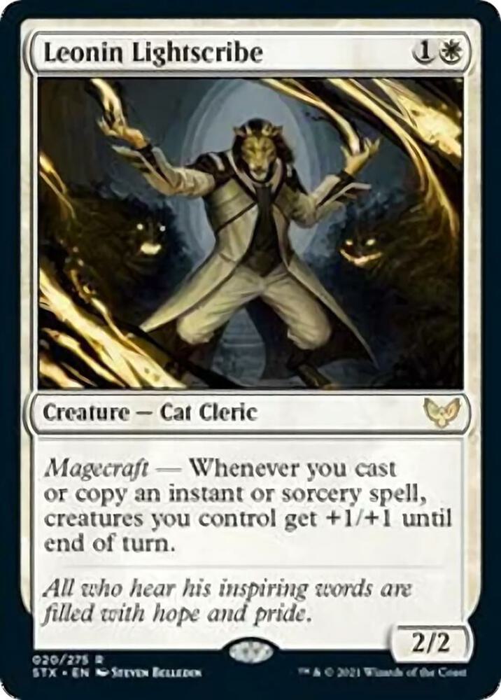 Leonin Lightscribe (20) [Strixhaven: School of Mages]
