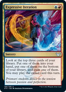 Expressive Iteration (186) [Strixhaven: School of Mages]