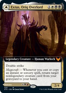 Extus, Oriq Overlord (Extended Art) (323) [Strixhaven: School of Mages] [Extended Art]
