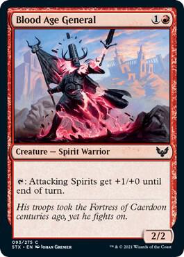 Blood Age General (93) [Strixhaven: School of Mages]