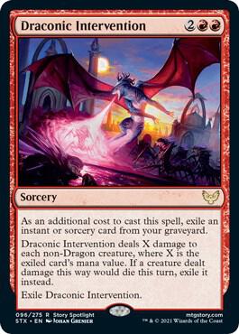 Draconic Intervention (96) [Strixhaven: School of Mages]
