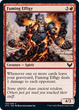 Fuming Effigy (103) [Strixhaven: School of Mages]