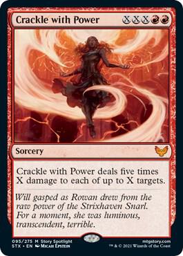 Crackle with Power (95) [Strixhaven: School of Mages]