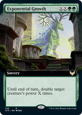 Exponential Growth (Extended Art) (318) [Strixhaven: School of Mages] [Extended Art]