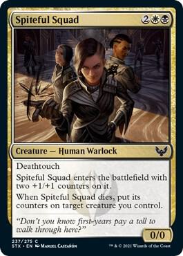 Spiteful Squad (237) [Strixhaven: School of Mages]
