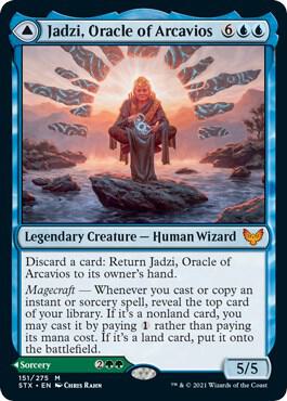 Jadzi, Oracle of Arcavios (151) [Strixhaven: School of Mages]