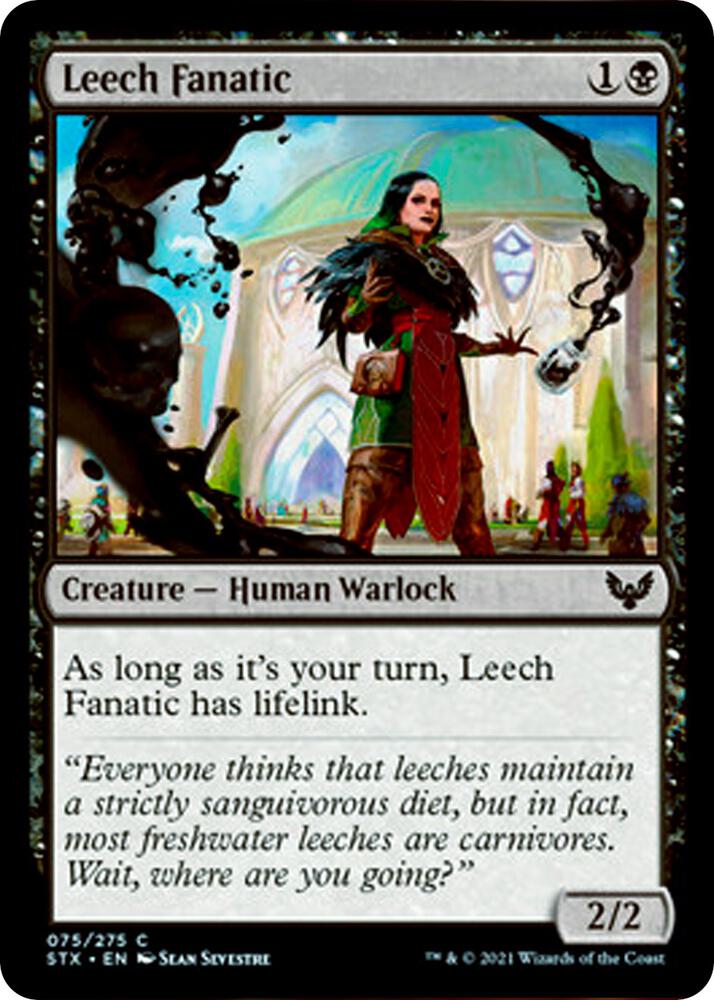 Leech Fanatic (75) [Strixhaven: School of Mages]