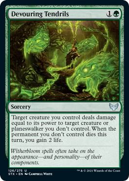 Devouring Tendrils (126) [Strixhaven: School of Mages]