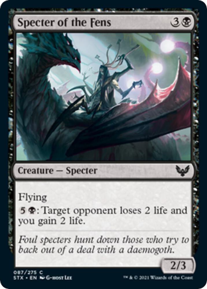 Specter of the Fens (87) [Strixhaven: School of Mages]