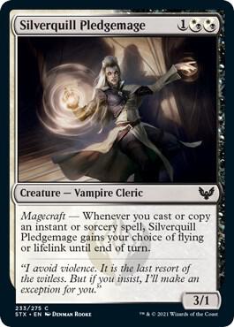 Silverquill Pledgemage (233) [Strixhaven: School of Mages]