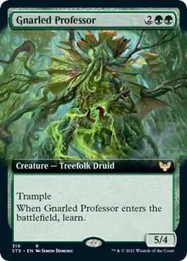Gnarled Professor (Extended Art) (319) [Strixhaven: School of Mages] [Extended Art]