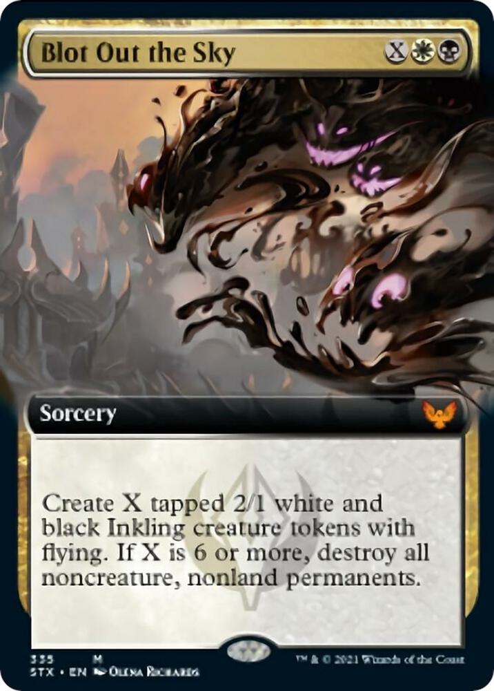 Blot Out the Sky (Extended Art) (335) [Strixhaven: School of Mages] [Extended Art]