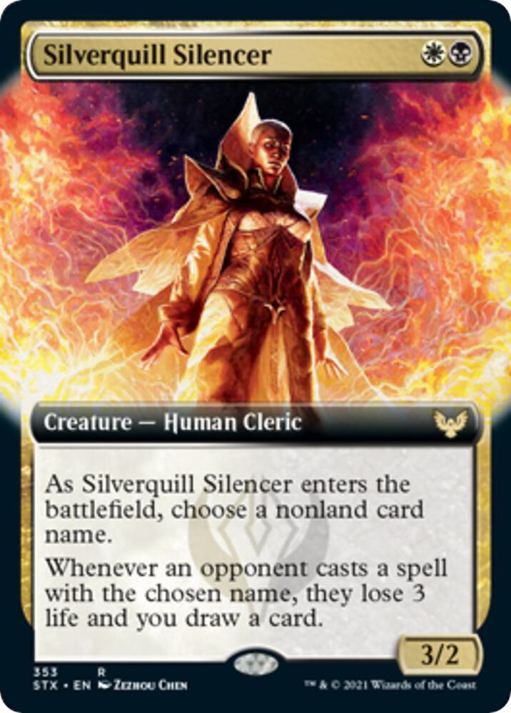Silverquill Silencer (Extended Art) (353) [Strixhaven: School of Mages] [Extended Art]