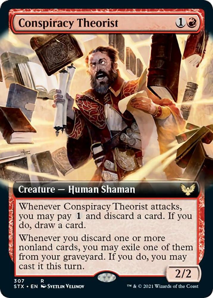 Conspiracy Theorist (Extended Art) (307) [Strixhaven: School of Mages] [Extended Art]