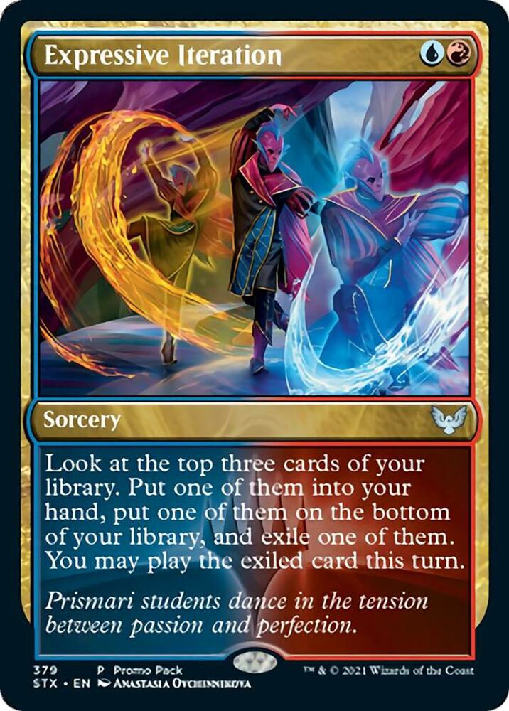Expressive Iteration (379) [Strixhaven: School of Mages Promos]