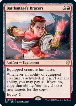 Battlemage's Bracers (48) [Commander 2021]