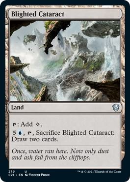 Blighted Cataract (279) [Commander 2021]