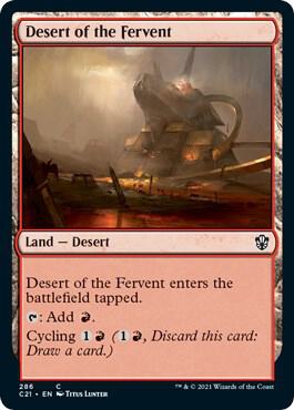 Desert of the Fervent (286) [Commander 2021]