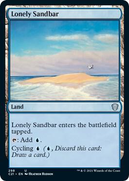 Lonely Sandbar (298) [Commander 2021]