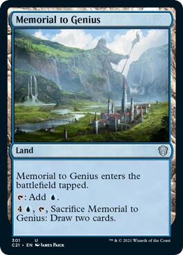 Memorial to Genius (301) [Commander 2021]