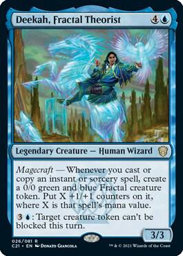 Deekah, Fractal Theorist (26) [Commander 2021]