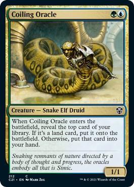 Coiling Oracle (212) [Commander 2021]