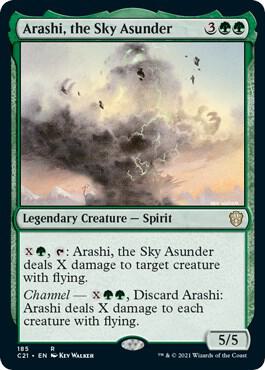 Arashi, the Sky Asunder (185) [Commander 2021]