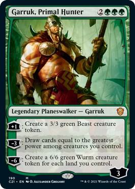 Garruk, Primal Hunter (190) [Commander 2021]