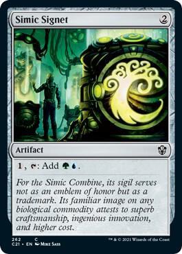 Simic Signet (262) [Commander 2021]