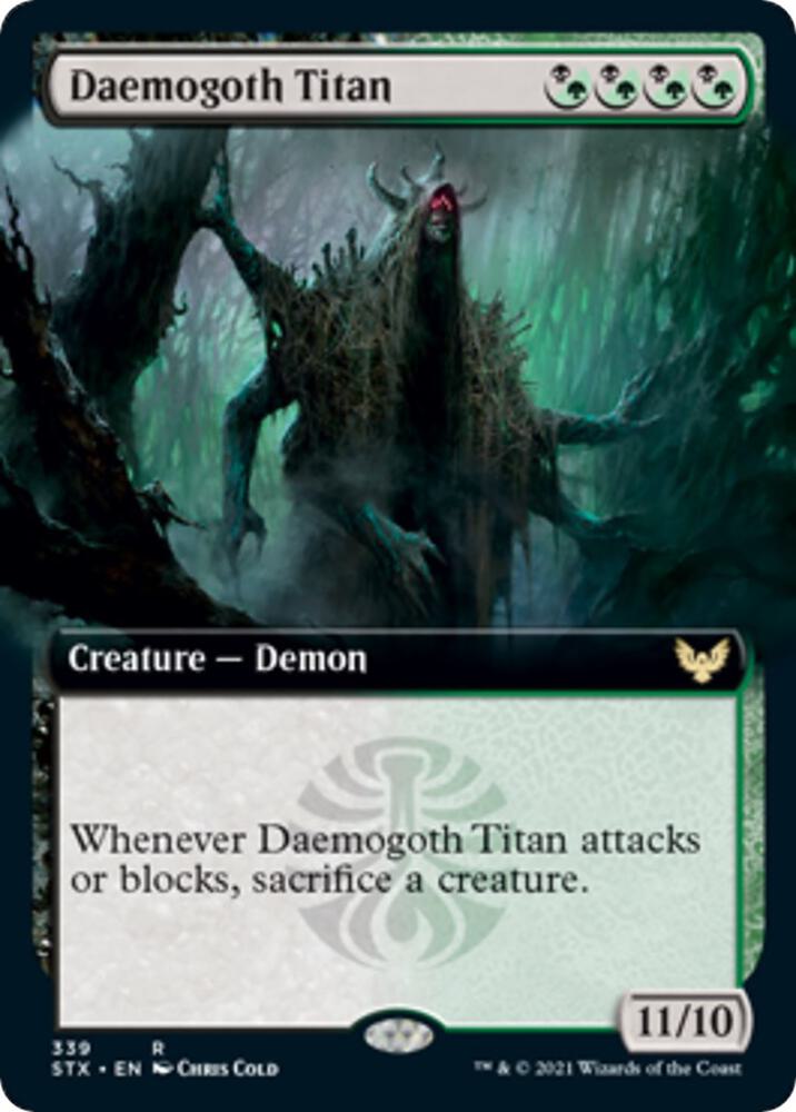 Daemogoth Titan (Extended Art) (339) [Strixhaven: School of Mages] [Extended Art]