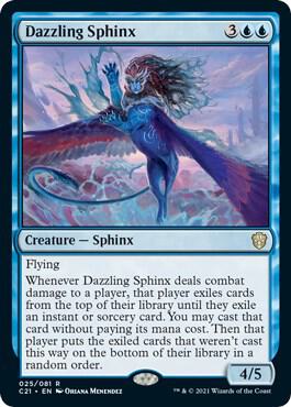 Dazzling Sphinx (25) [Commander 2021]