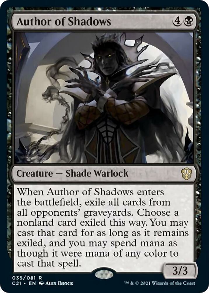 Author of Shadows (35) [Commander 2021]