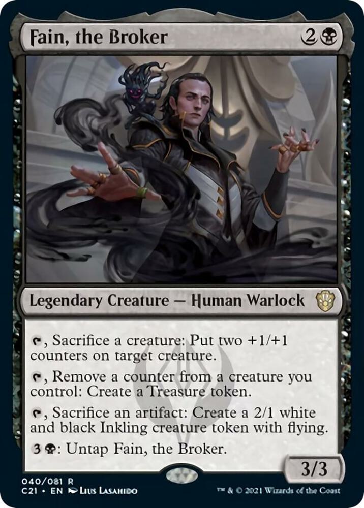 Fain, the Broker (40) [Commander 2021]