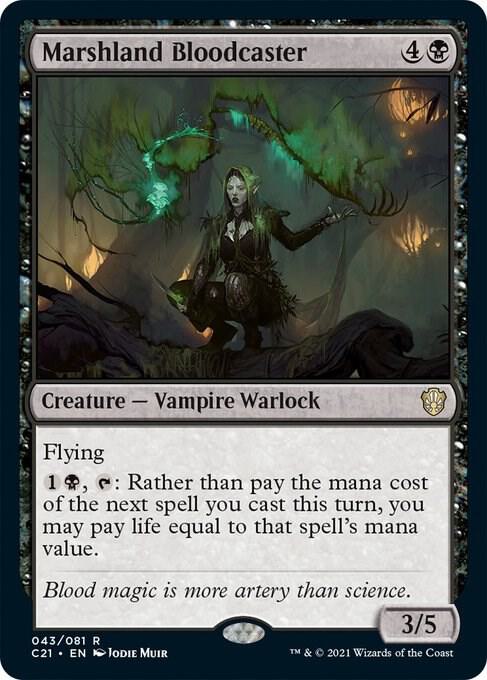Marshland Bloodcaster (43) [Commander 2021]