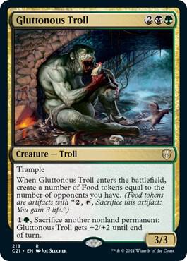 Gluttonous Troll (218) [Commander 2021]