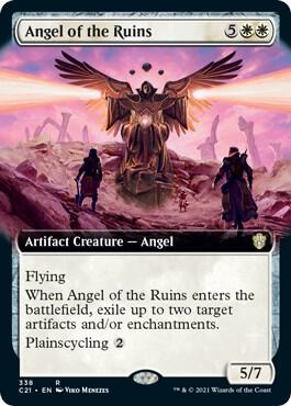 Angel of the Ruins (Extended Art) (338) [Commander 2021] [Extended Art]