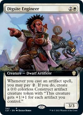 Digsite Engineer (Extended Art) (342) [Commander 2021] [Extended Art]