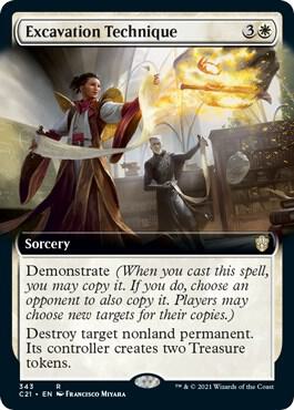 Excavation Technique (Extended Art) (343) [Commander 2021] [Extended Art]